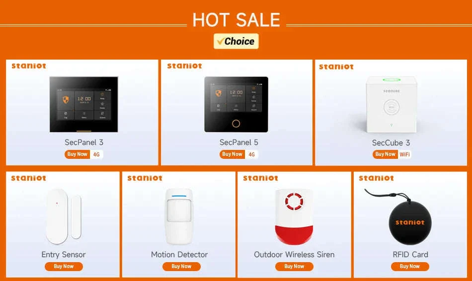WiFi Home Alarm System with 4.3-Inch Touch Panel - Image 7