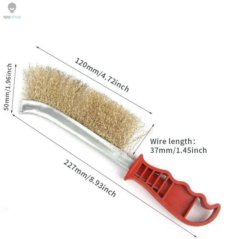 Steel Wire Rust Removal Brush for BBQ and Metal Cleaning - Image 5