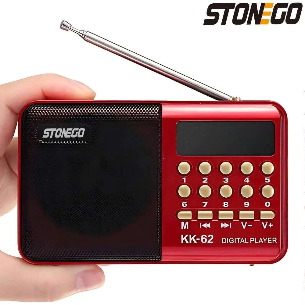 STONEGO Multifunctional Emergency Radio with Solar and Hand Crank - Image 14