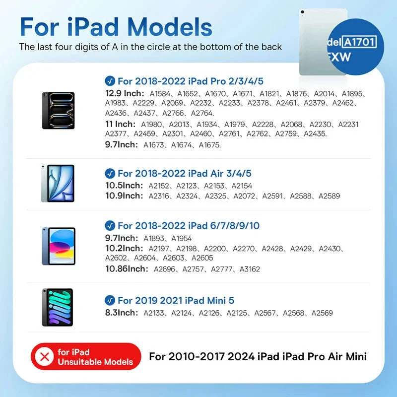 Stylus Pen for iPad with Palm Rejection, LED & Magnetic Design - Image 6