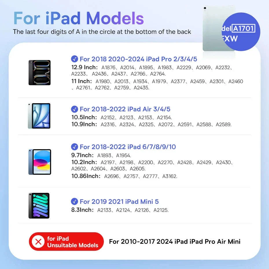 Stylus Pen for iPad with Palm Rejection, LED & Magnetic Design - Image 7