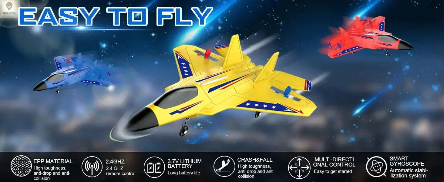 SU35 RC Plane with LED Lights and 2.4GHz Control - Image 12