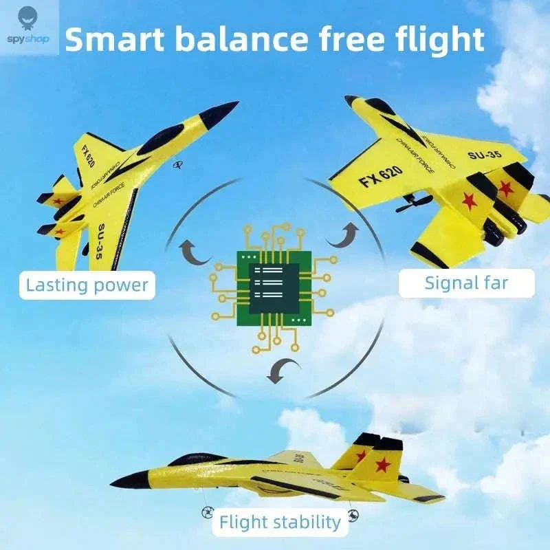 SU35 RC Plane with LED Lights and 2.4GHz Control - Image 4