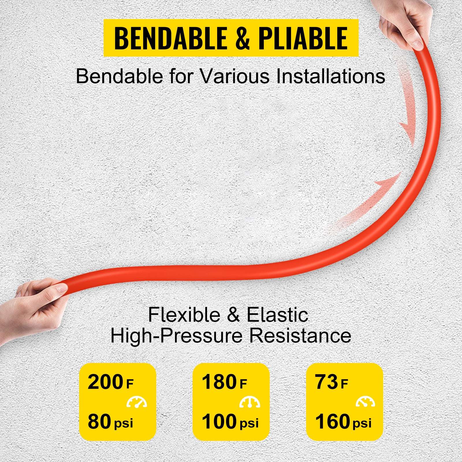 1/2" PEX Tubing 1000ft Oxygen Barrier Pipe for Radiant Heating - Image 11