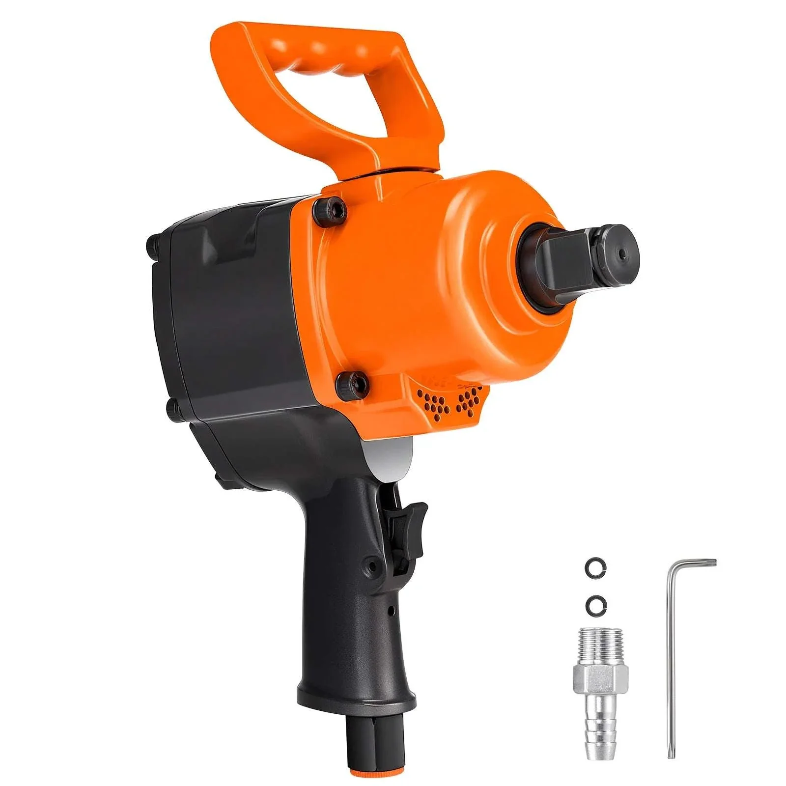 1" Air Impact Wrench 1200 ft-lbs Torque Pneumatic Heavy Duty Gun