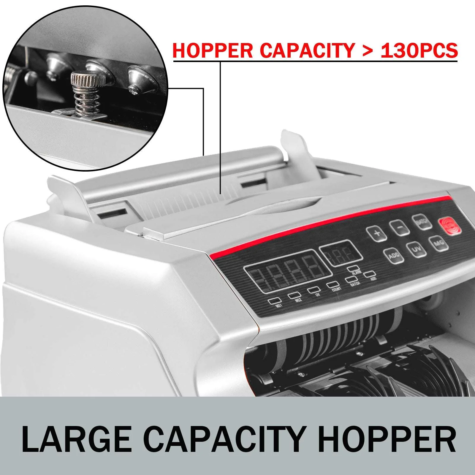 Money Counter Machine 1000 Bills/Min with UV MG Detection - Image 17