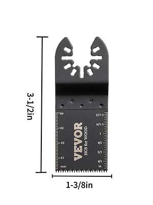 100PCS Oscillating Multitool Blades Kit for Wood Metal Plastic Cutting - Image 15