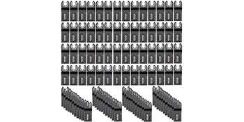 100PCS Oscillating Multitool Blades Kit for Wood Metal Plastic Cutting - Image 16
