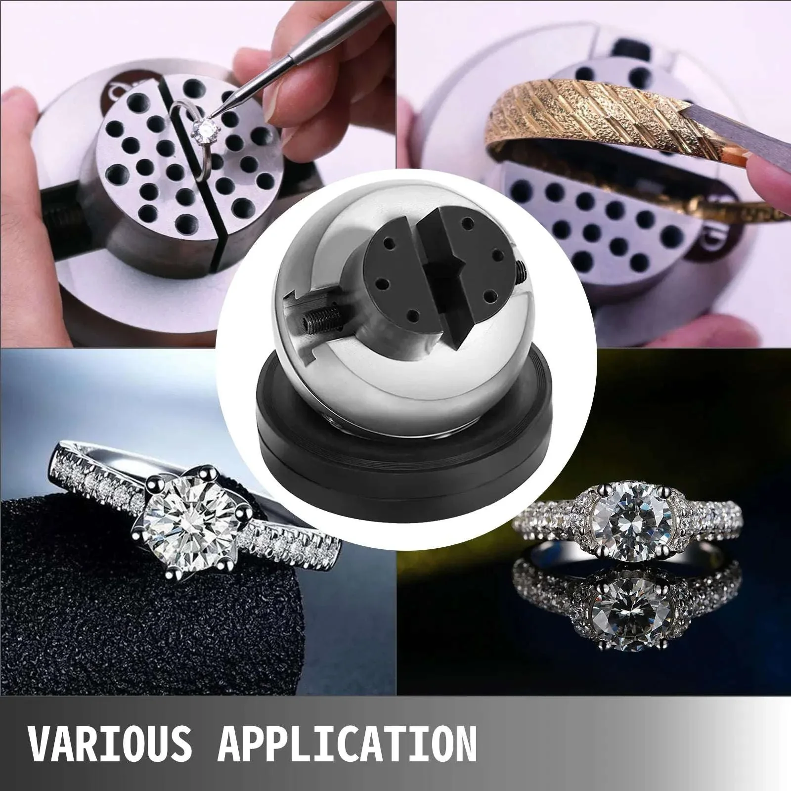10kg Engraving Ball Vise with 34 Attachments for Jewelry Setting - Image 2