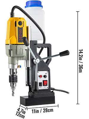 1100W Magnetic Drill Press with 12000N Base & 40mm Capacity - Image 17