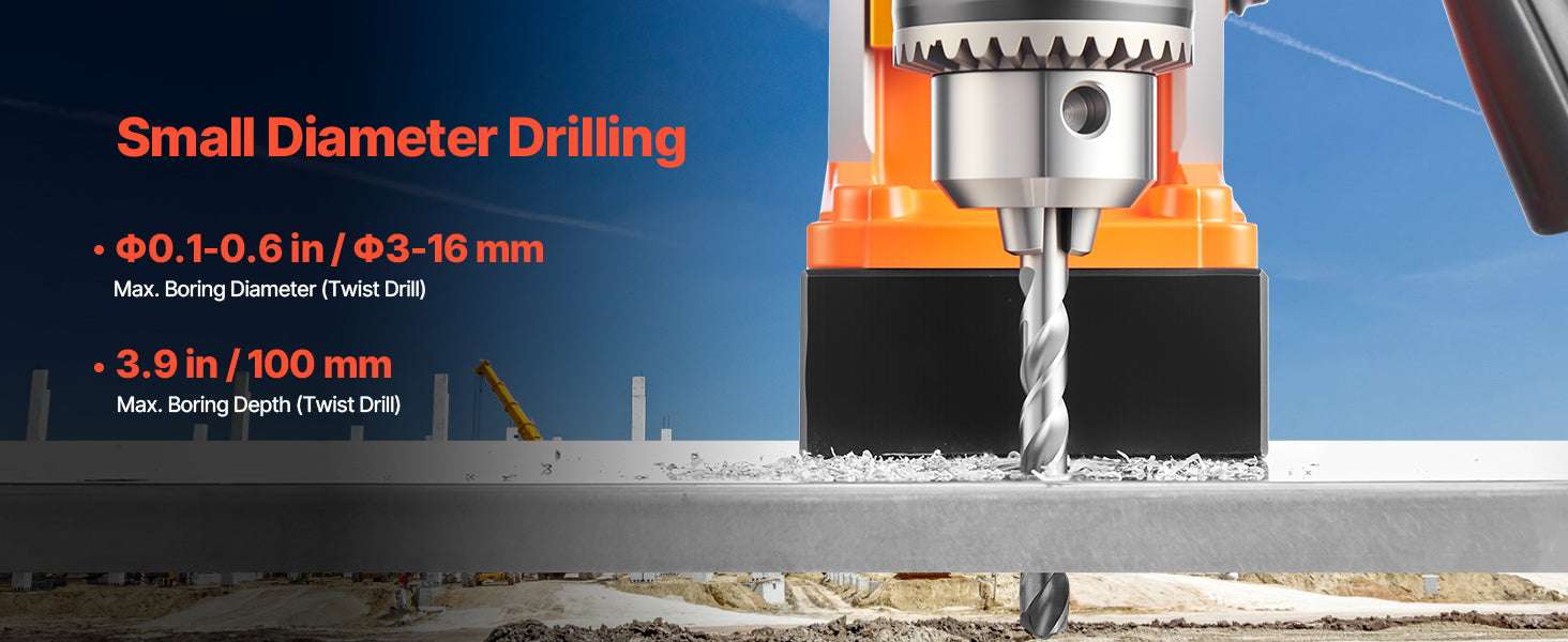 1450W Magnetic Drill Press with 11PCS Bits, 1.6in Capacity - Image 10