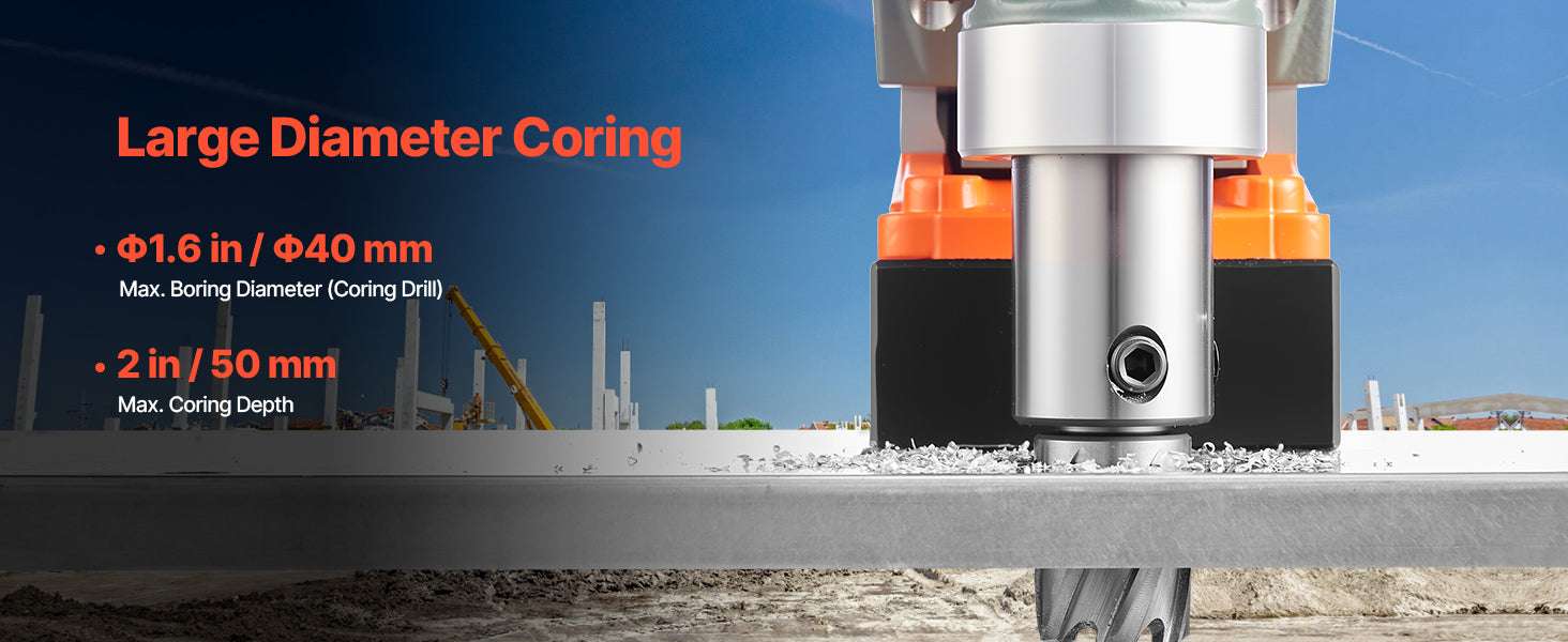 1450W Magnetic Drill Press with 11PCS Bits, 1.6in Capacity - Image 9