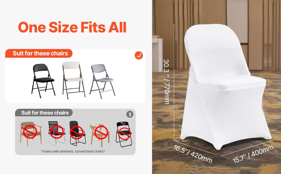 Stretch Spandex Chair Covers for Events, Weddings & Banquets - Image 10