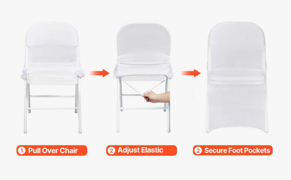 Stretch Spandex Chair Covers for Events, Weddings & Banquets - Image 11