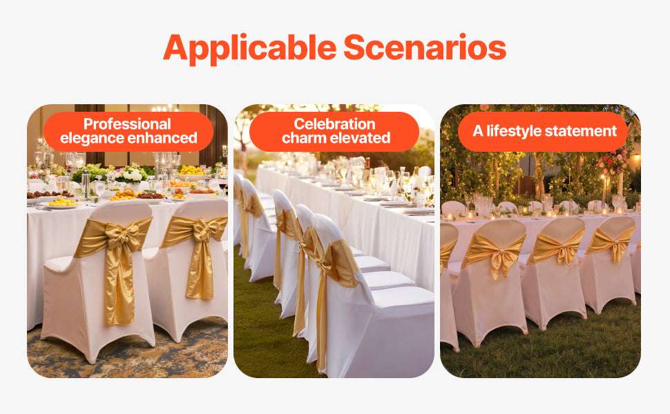 Stretch Spandex Chair Covers for Events, Weddings & Banquets - Image 12