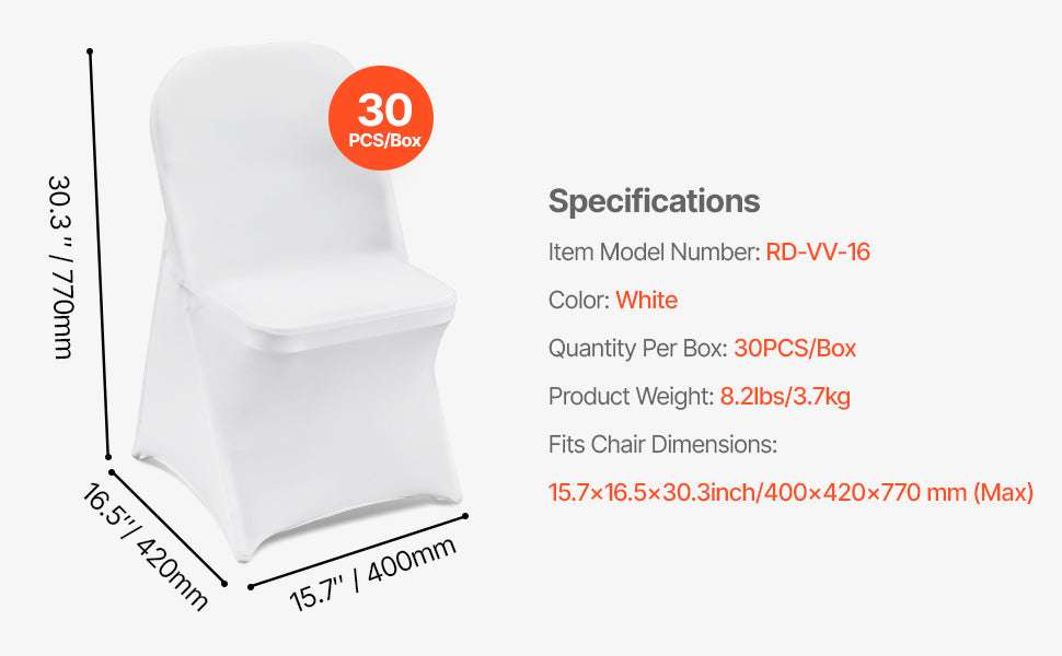 Stretch Spandex Chair Covers for Events, Weddings & Banquets - Image 13