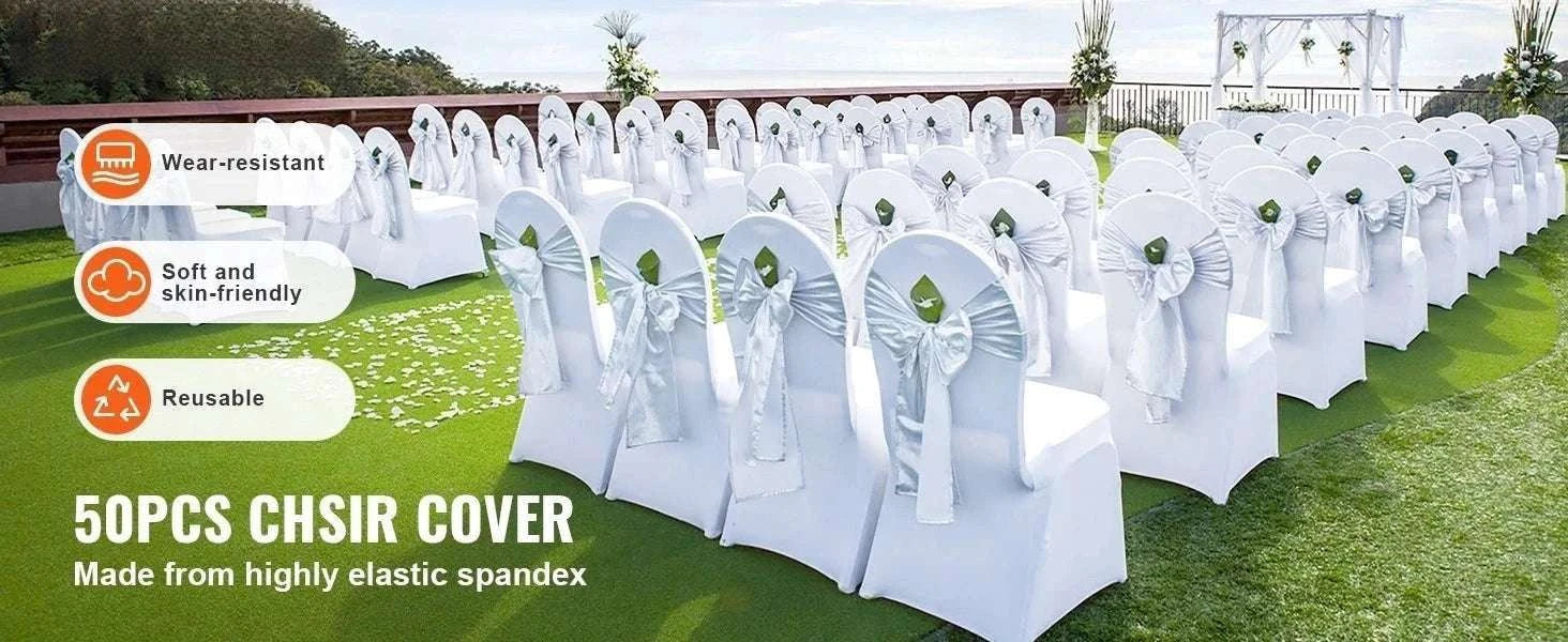 Stretch Spandex Chair Covers for Weddings & Events (12–100 Pack) - Image 8