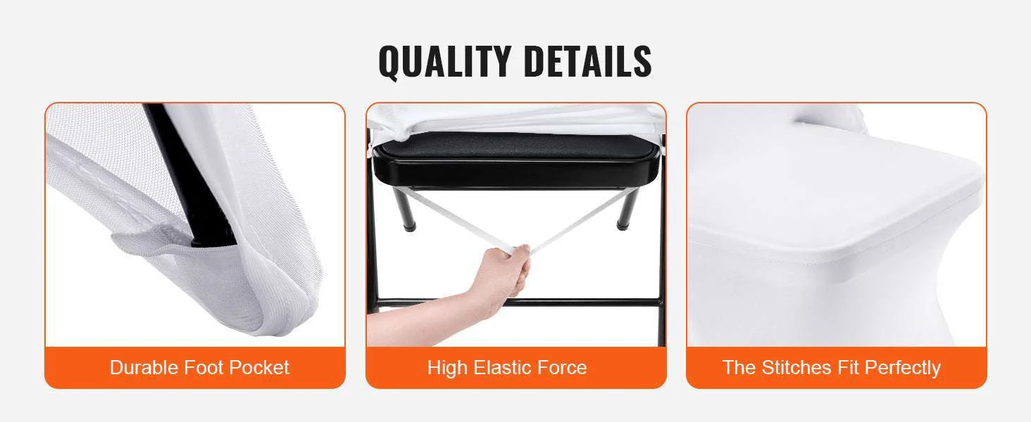 Stretch Spandex Chair Covers for Folding Chairs (12 or 30 Pack) - Image 11