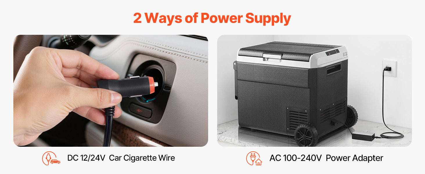 60L Portable Car Refrigerator Freezer with Wheels & Fast Cooling - Image 12