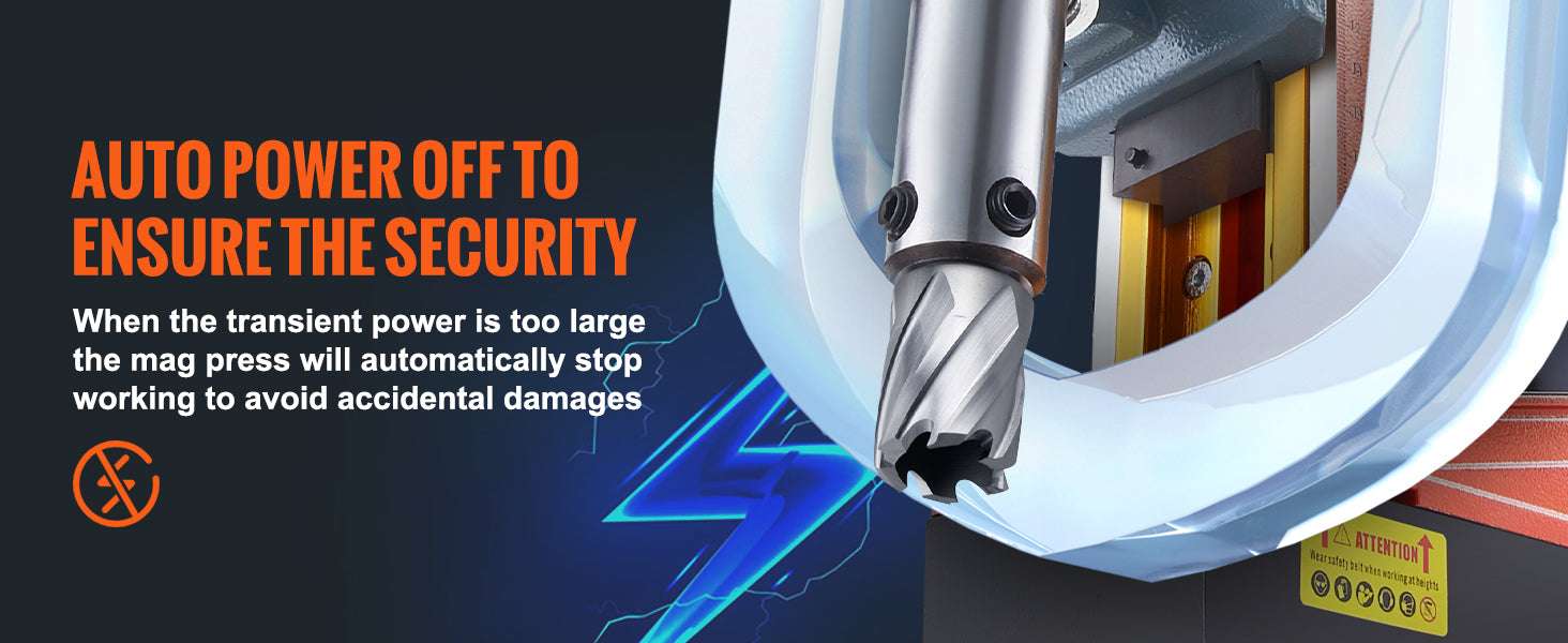 Magnetic Drill Press 1300W–1550W Core Drill with 40mm Capacity - Image 10