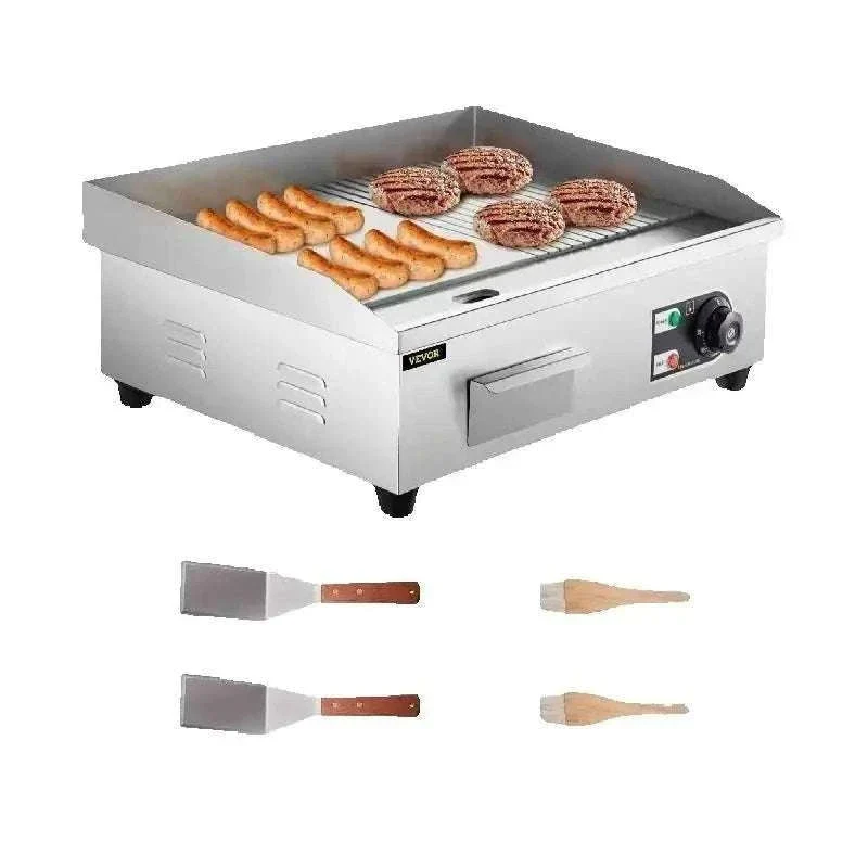 Electric Countertop Griddle 1600W/3200W Flat Top Teppanyaki Grill