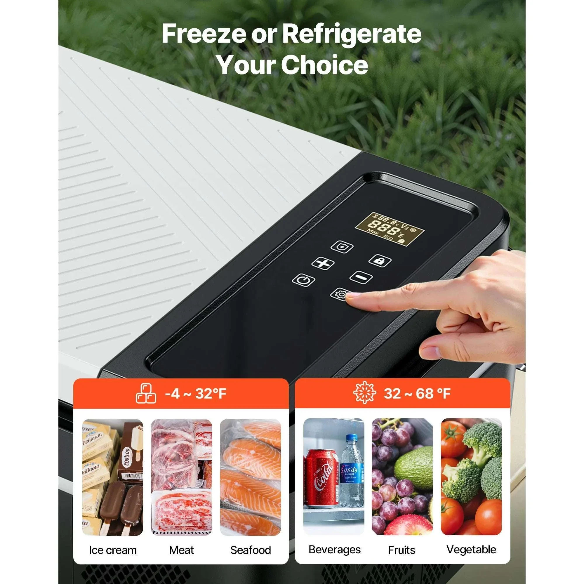 Portable Car Fridge Freezer 15L–55L Electric Cooler 12V/24V & AC - Image 4