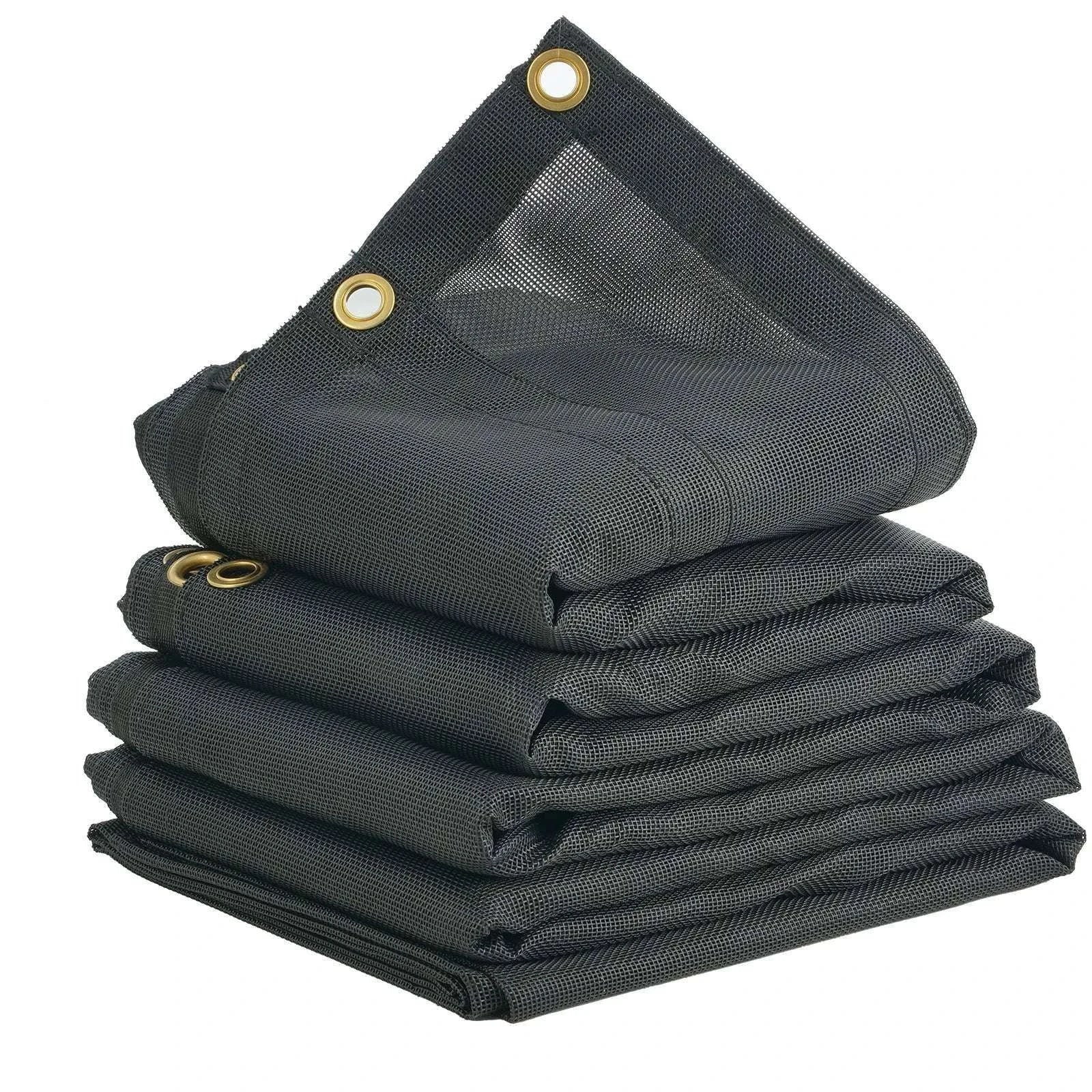 Heavy Duty Dump Truck Mesh Tarp PVC Coated with Reinforced Webbing