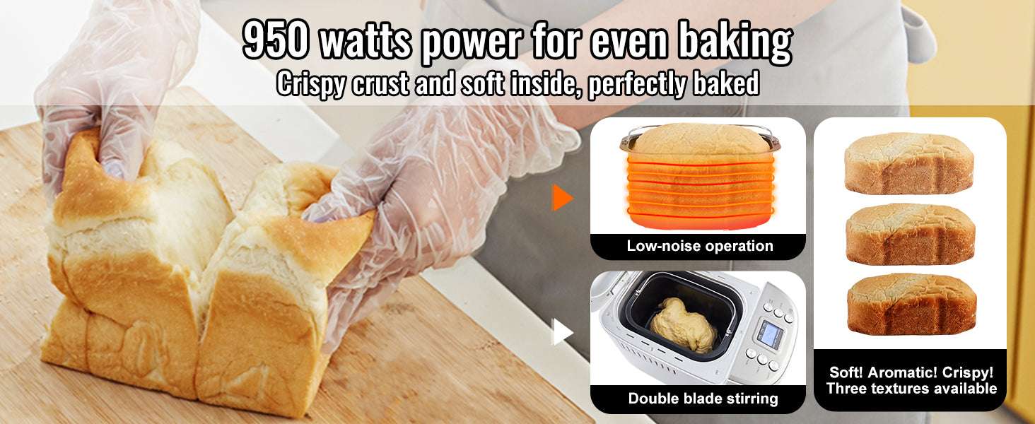 15-in-1 Automatic Bread Maker with Gluten-Free Setting & Timer - Image 9