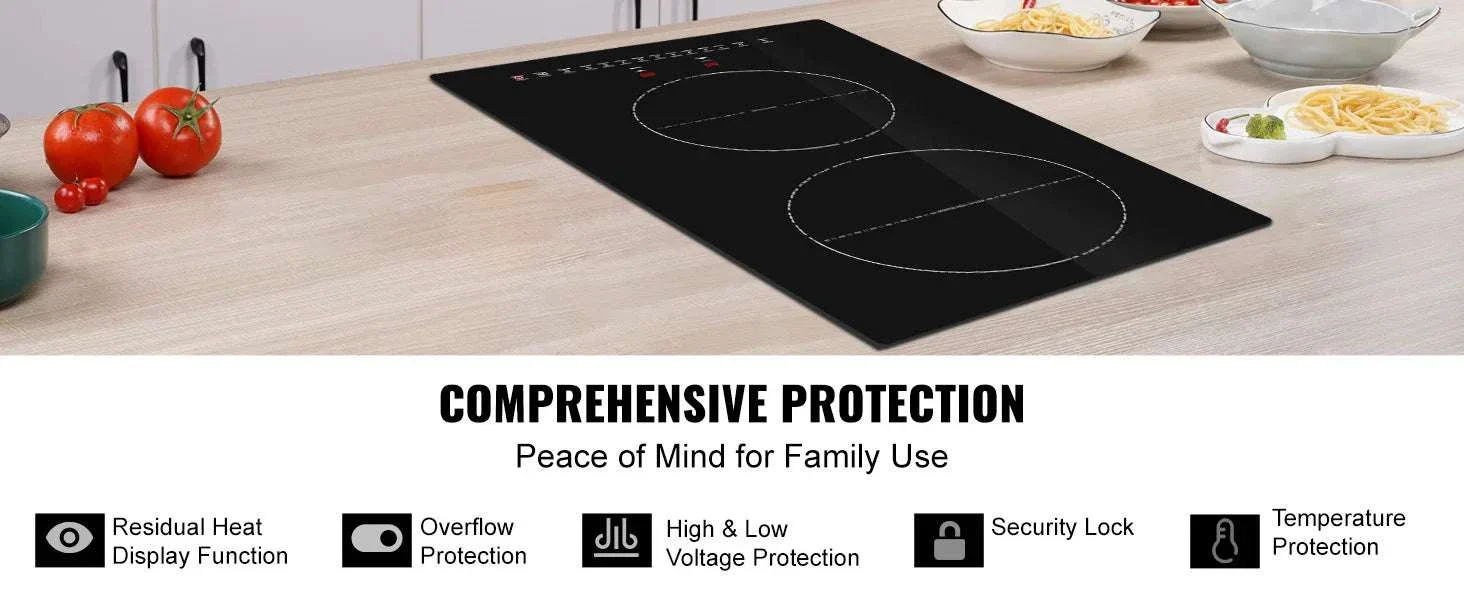 2 Burner Induction Cooktop with Touch Control and Safety Features - Image 12