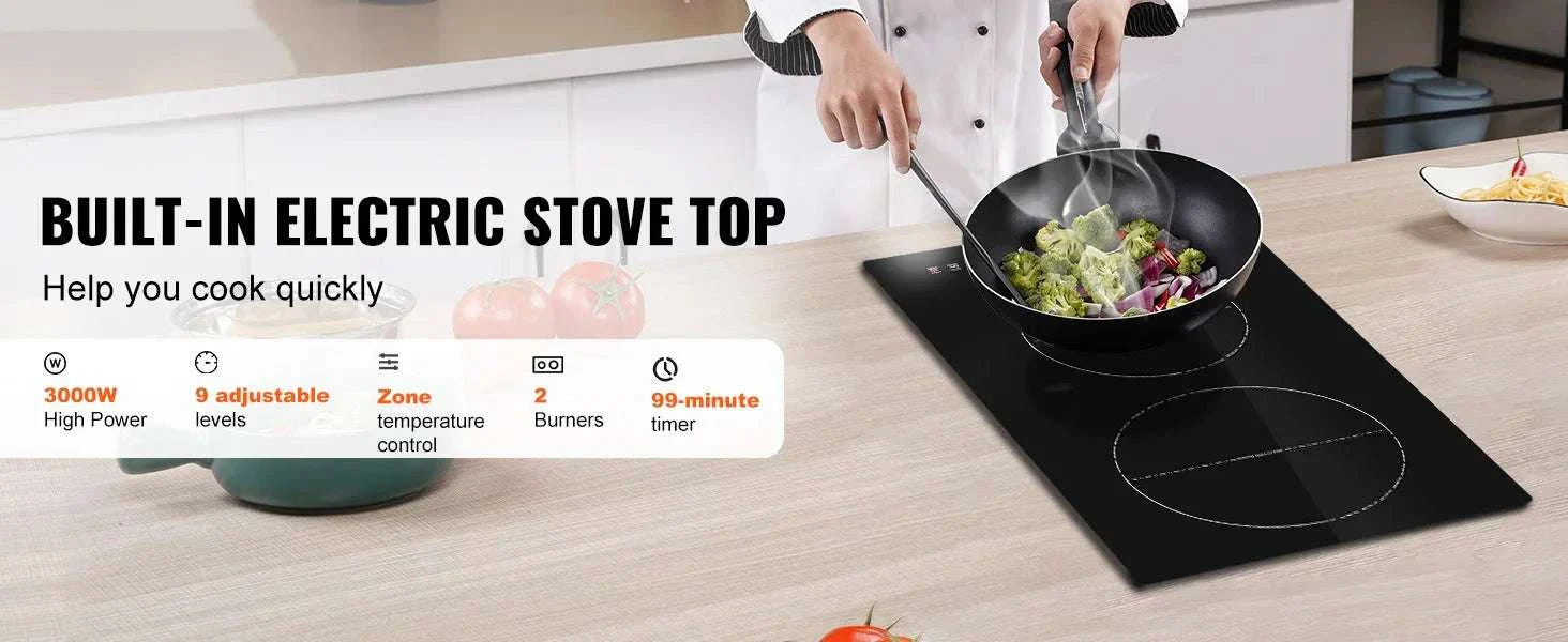 2 Burner Induction Cooktop with Touch Control and Safety Features - Image 8