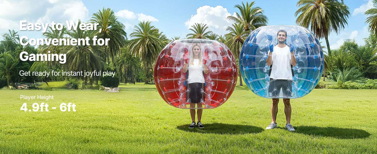 2-Pack 5FT Inflatable Bumper Balls for Fun Outdoor Games - Image 9