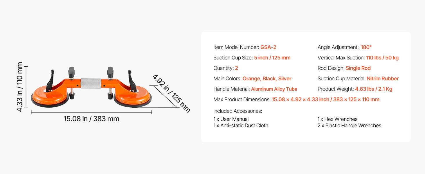 Adjustable Tile Seam Setter 2-Pack with 5in Suction Cups - Image 13