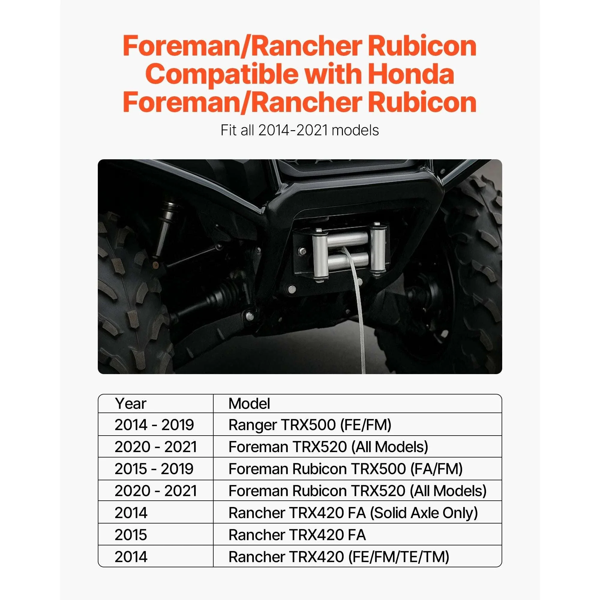 2000–3600 lbs Winch Hitch Mount for ATV Recovery and Towing - Image 2