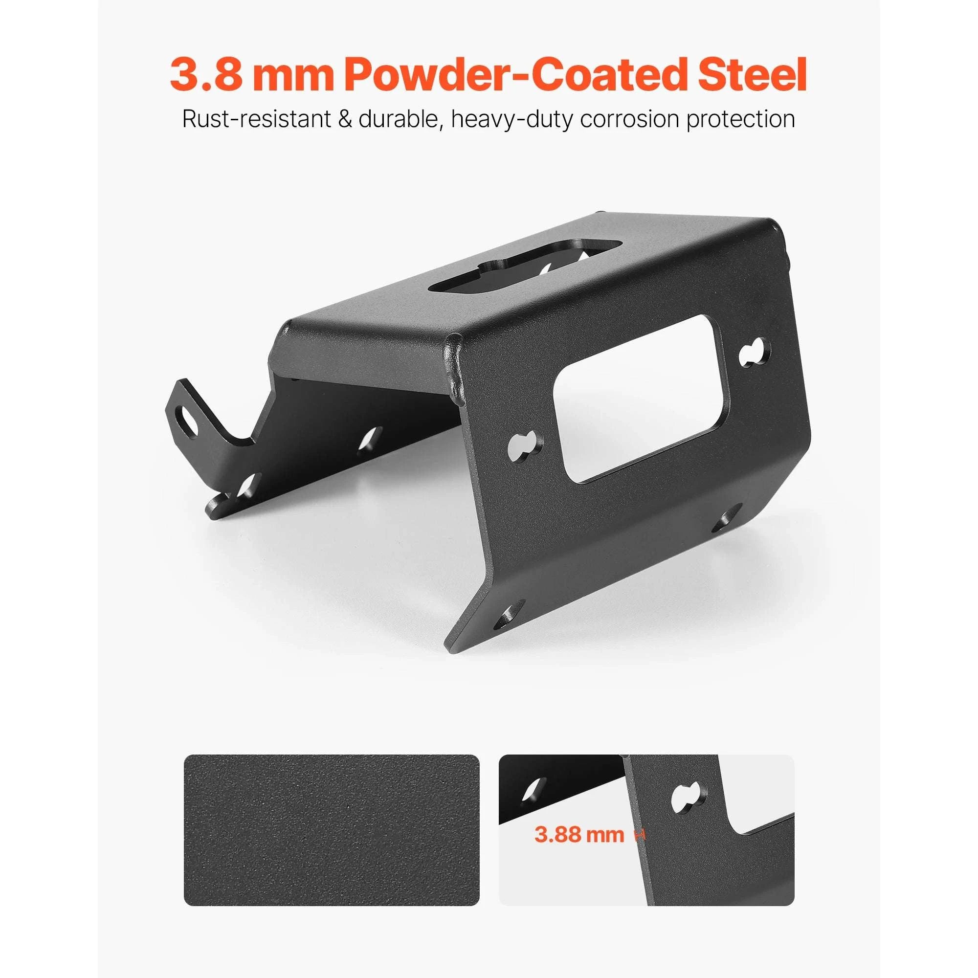 2000–3600 lbs Winch Hitch Mount for ATV Recovery and Towing - Image 4