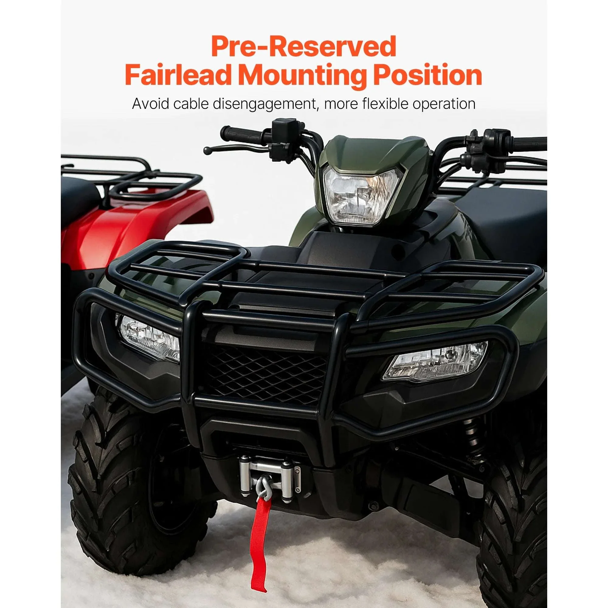 2000–3600 lbs Winch Hitch Mount for ATV Recovery and Towing - Image 6