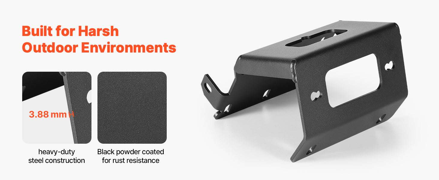 2000–3600 lbs Winch Hitch Mount for ATV Recovery and Towing - Image 9