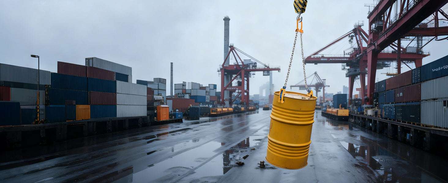 2000–2200 lbs Drum Lifting Chain Sling with Secure Hooks - Image 16