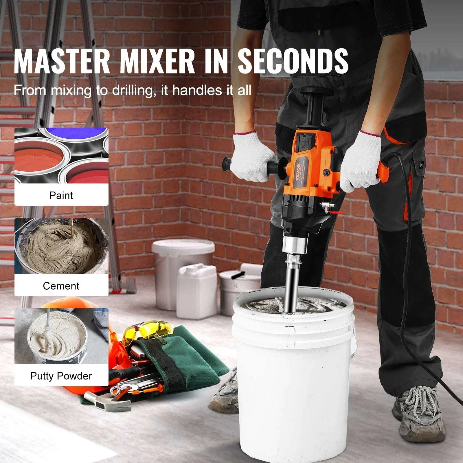 Handheld Core Drill Machine 2000W/2600W Wet & Dry Concrete Drill - Image 5
