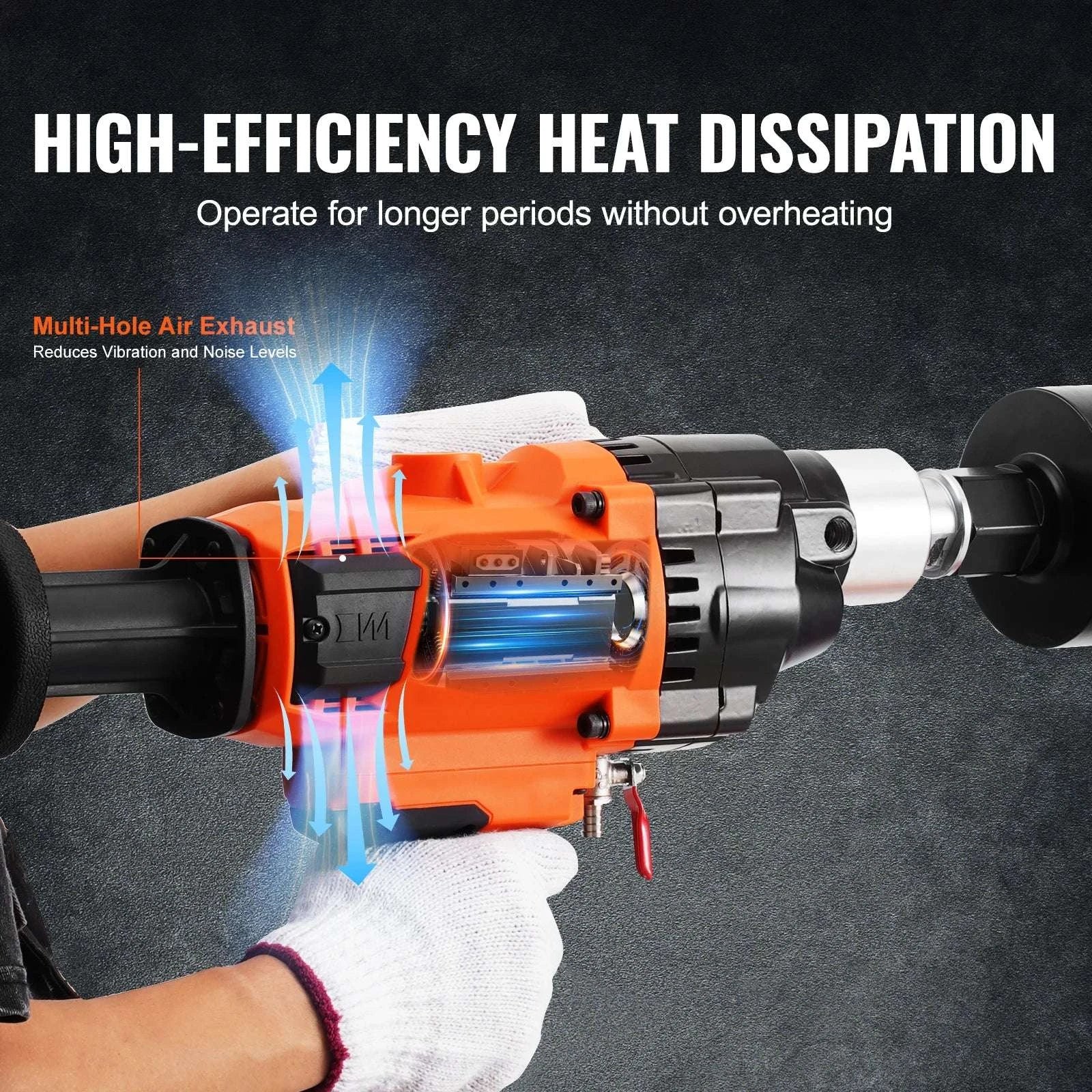 Handheld Core Drill Machine 2000W/2600W Wet & Dry Concrete Drill - Image 6