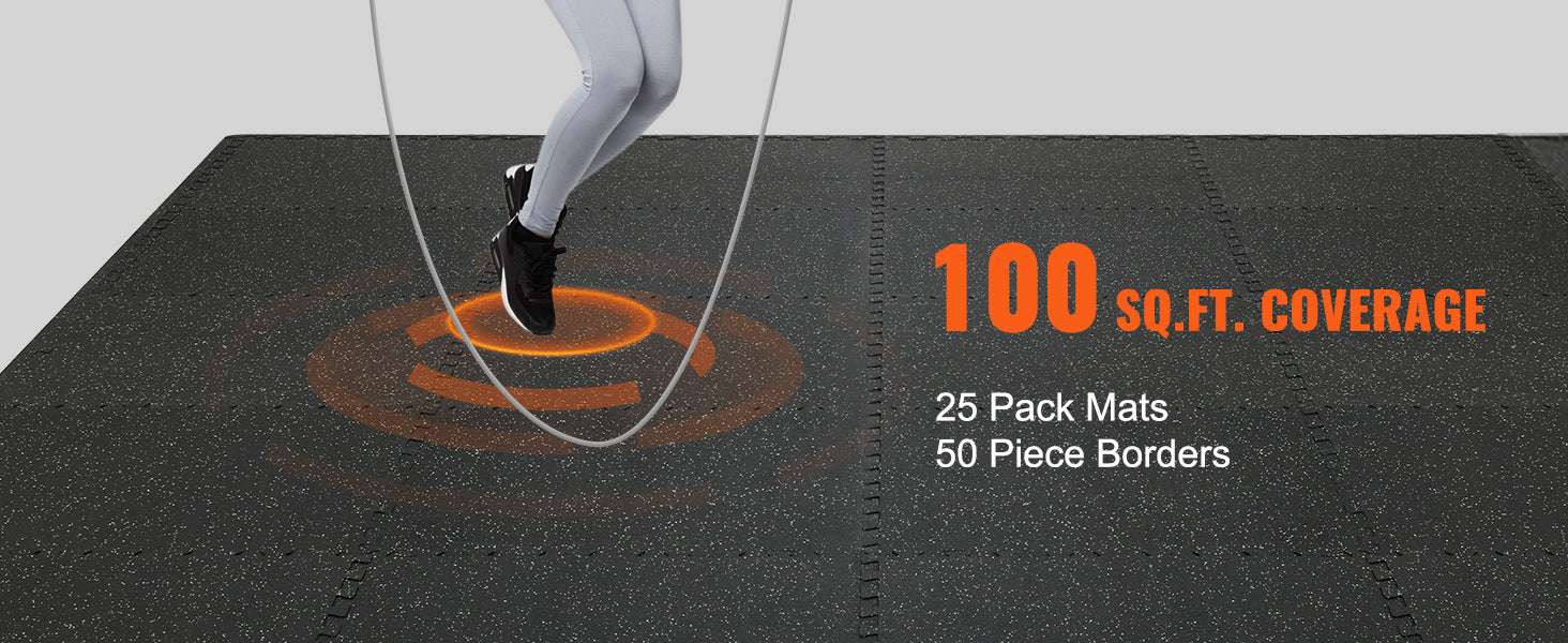 1/2 Inch Interlocking Gym Floor Mats EVA Foam & Rubber Tiles - Image 10