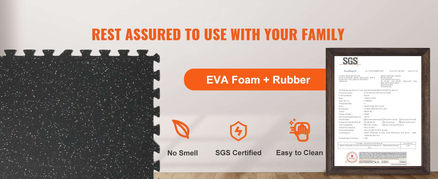 1/2 Inch Interlocking Gym Floor Mats EVA Foam & Rubber Tiles - Image 12
