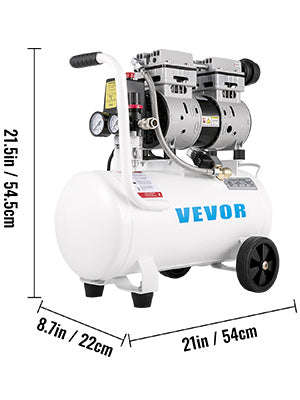 Oil-Free Silent Air Compressor 750W 1HP 25L/60L for Home & Garage - Image 15
