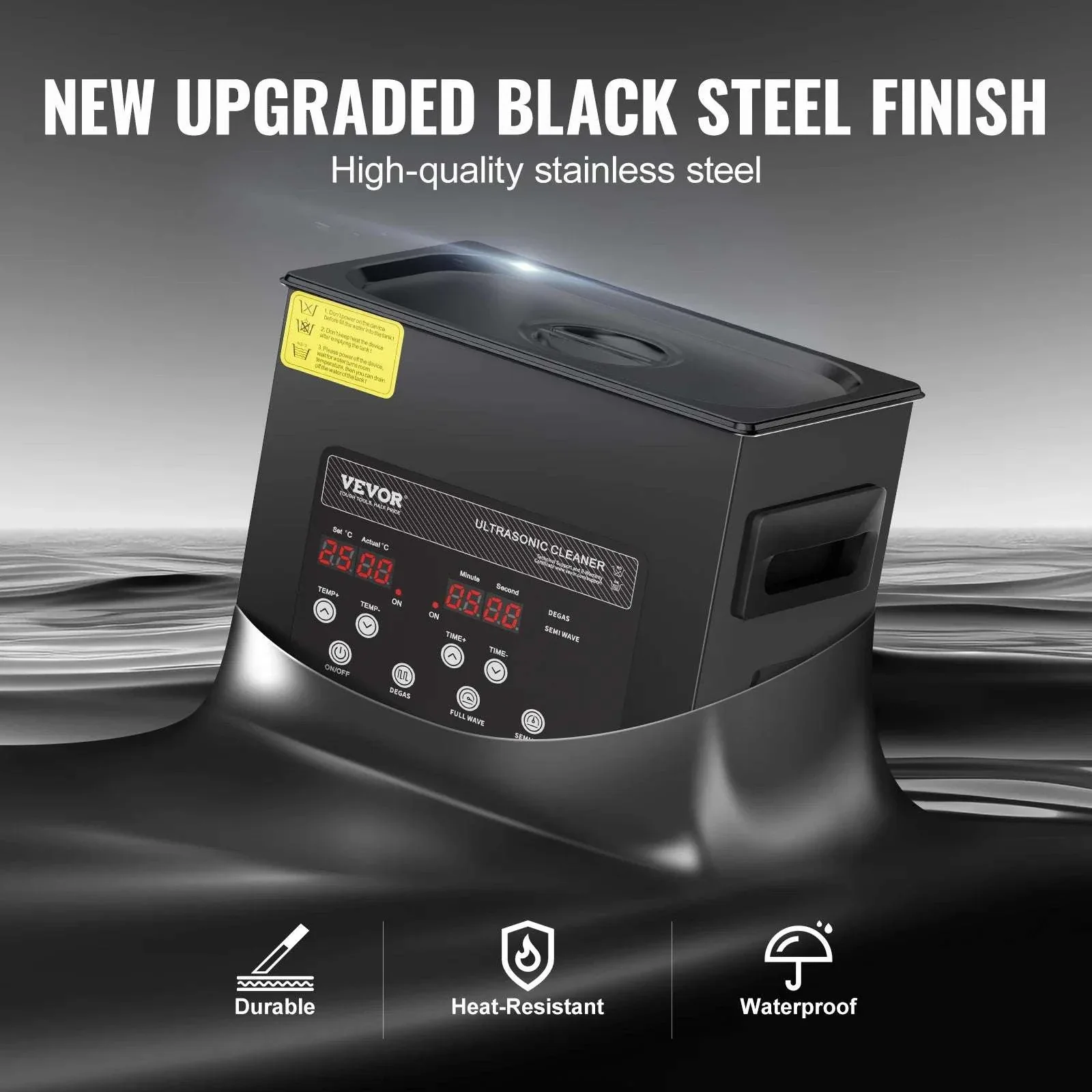 Ultrasonic Cleaner 2L–15L with 40kHz Deep Cleaning & Timer - Image 3