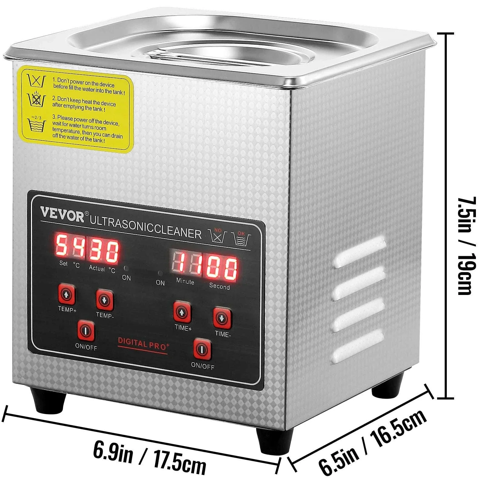 Professional Ultrasonic Cleaner for Jewelry, Glasses and Tools - Image 23