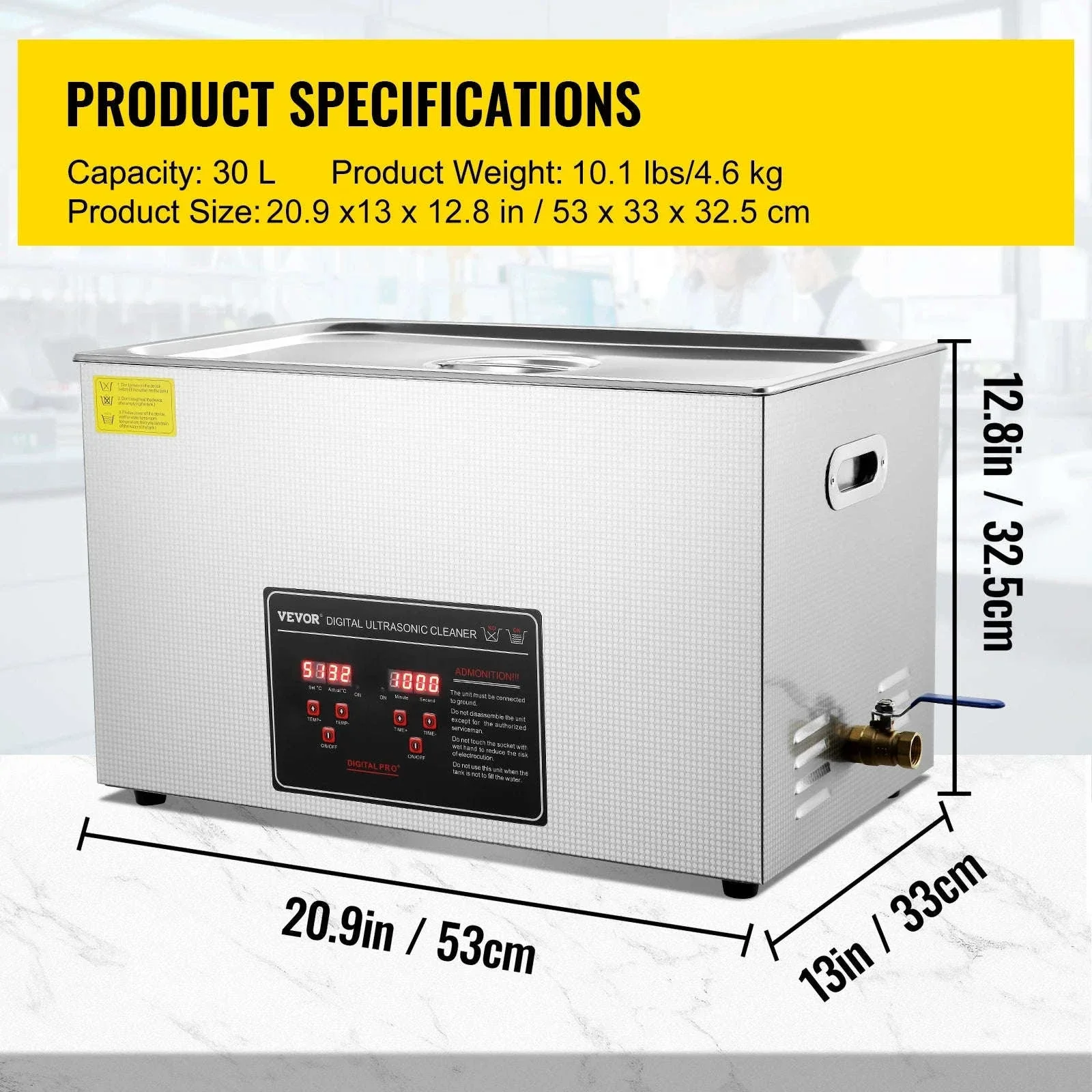 Professional Ultrasonic Cleaner for Jewelry, Glasses and Tools - Image 26