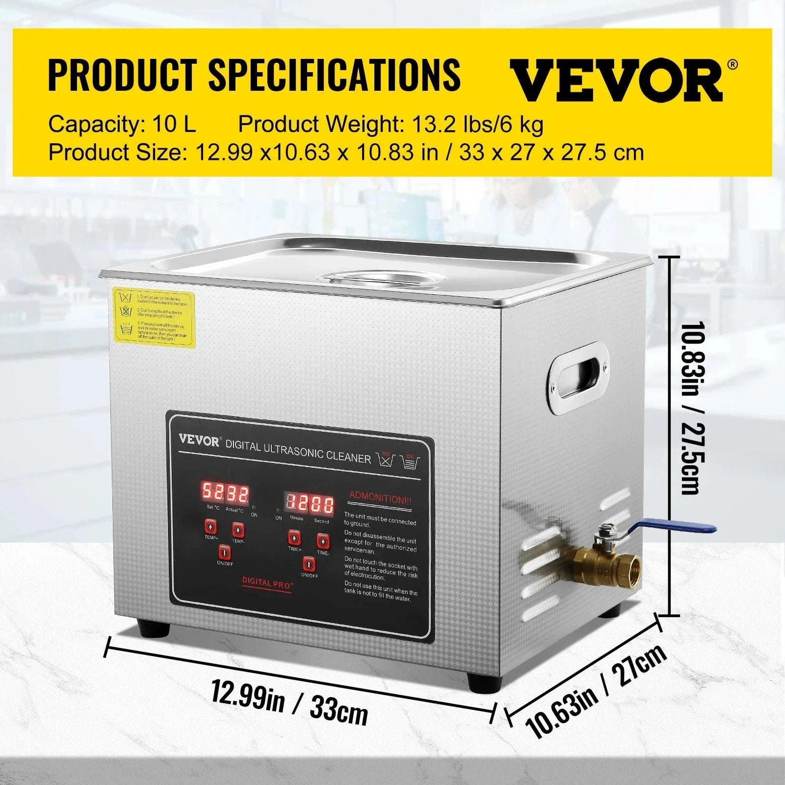 Professional Ultrasonic Cleaner for Jewelry, Glasses and Tools - Image 27
