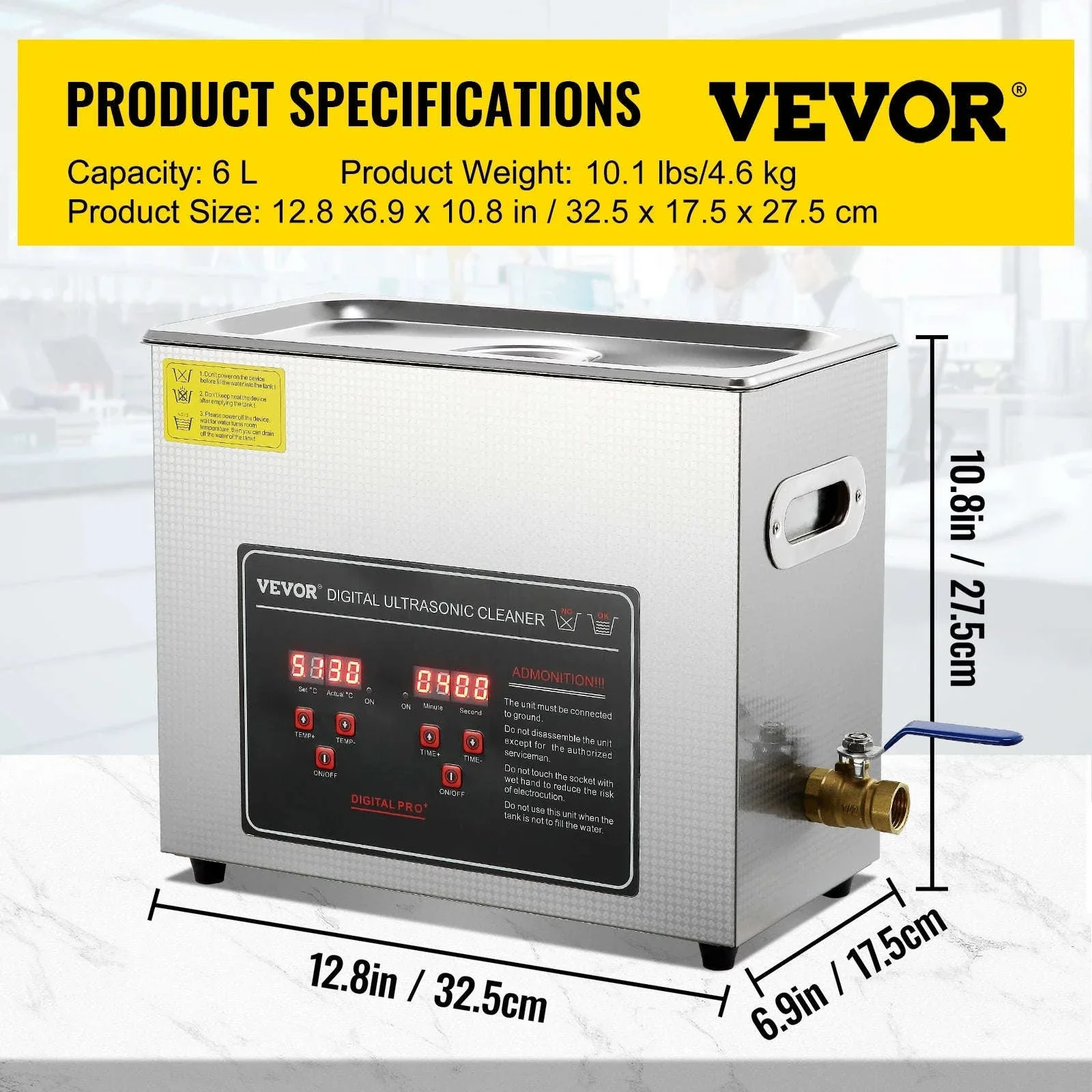 Professional Ultrasonic Cleaner for Jewelry, Glasses and Tools - Image 28
