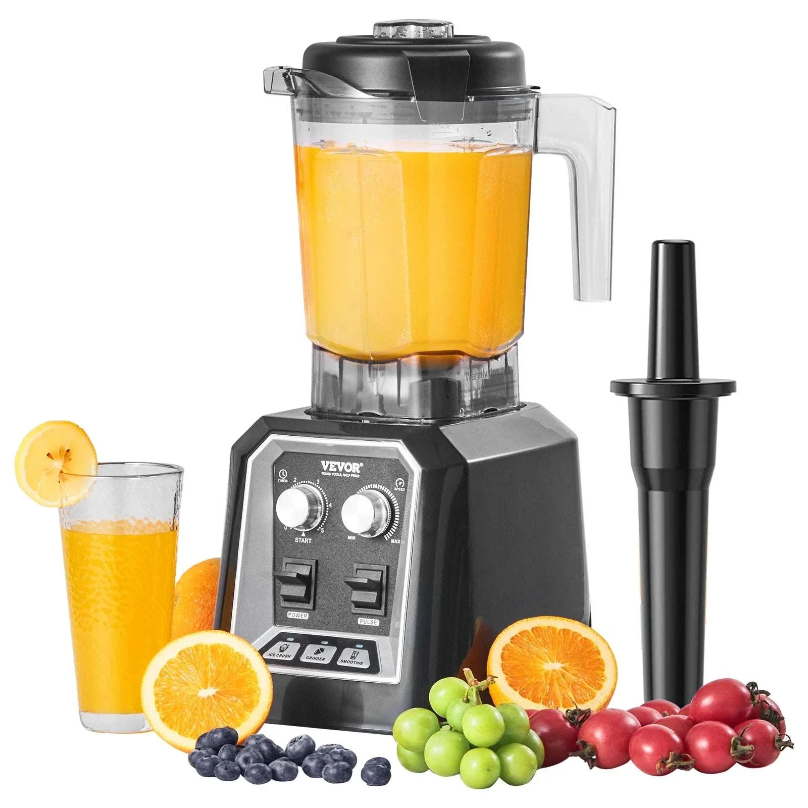 2L Professional Smoothie Blender 2200W High Power Countertop Mixer