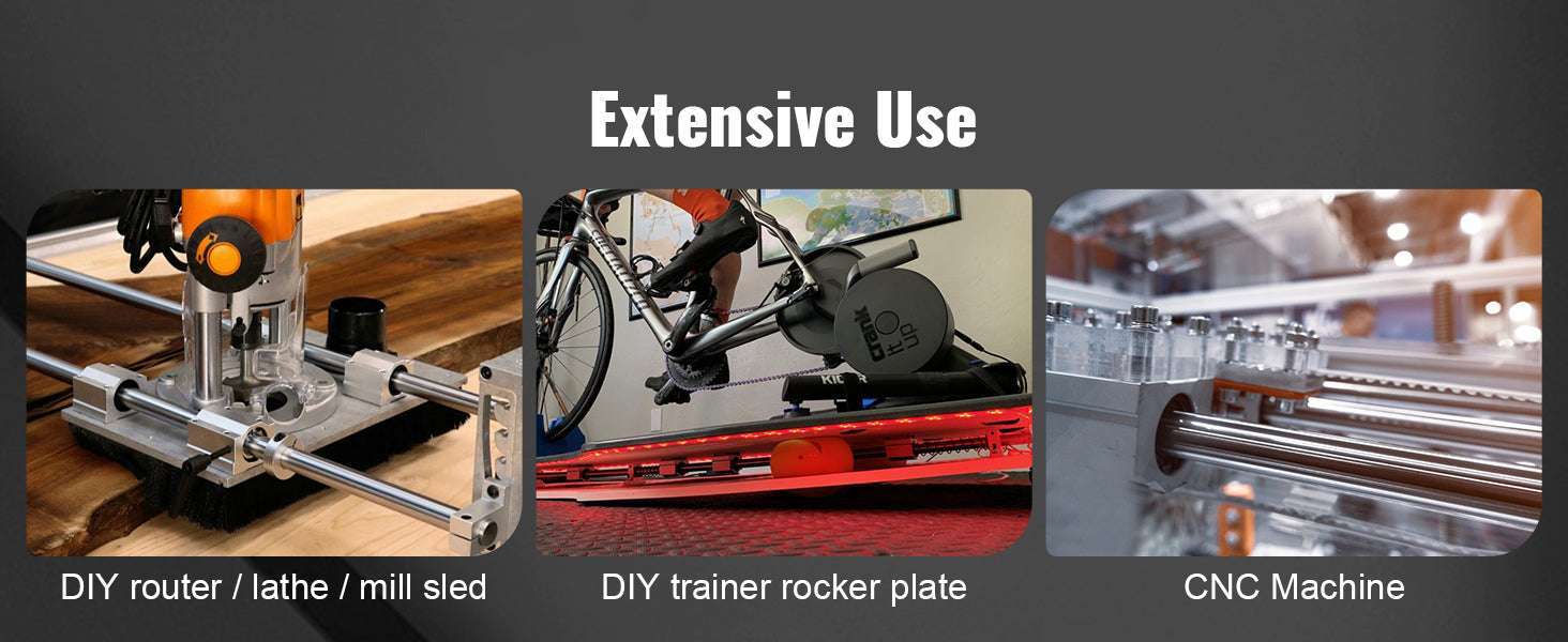 SBR Linear Guide Rail Kit with 4 Bearing Blocks for CNC & DIY - Image 12