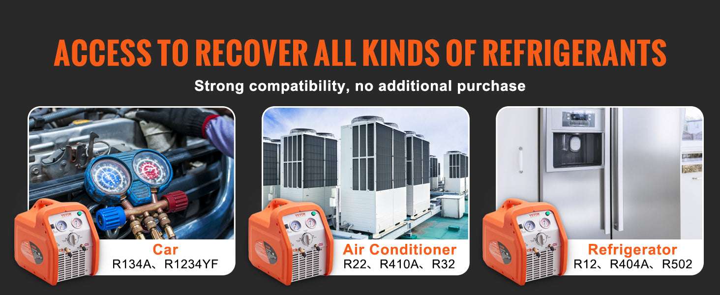3/4HP–1HP Refrigerant Recovery Machine for AC & Automotive HVAC - Image 21